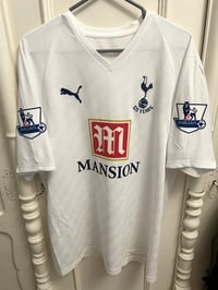 Image 8 of Tottenham Hotspur “BERBATOV 9” 2007/08 Home Shirt + PL patches (L)