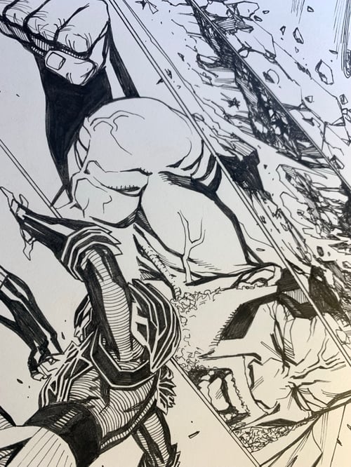 Image of POWER MAN:TIMELESS #1 page10 original art