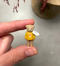 Image 4 of MINIATURE CERAMIC DORIMU TEDDY BEAR SCULPTURE