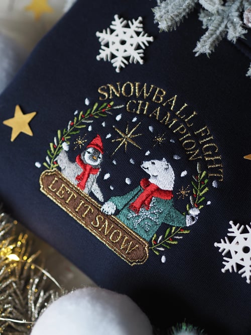 Image of Snowball Champion - Navy Hoody