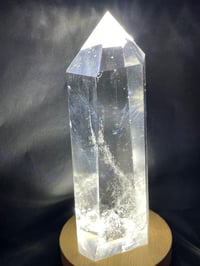 Image 19 of Blue Needle Quartz Generator With Rainbows #1774