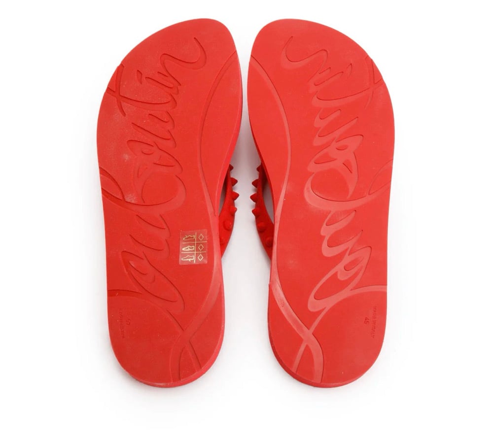 Super Loubi Flip Flops (Red)