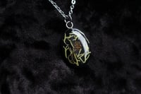 Image 4 of Dead Good oval ladybird and lichen pendant