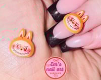 orange labubu charms 