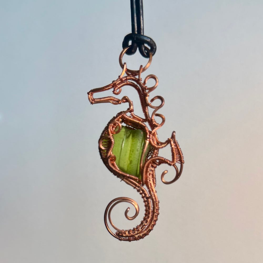 Image of Seaglass Seahorse for Sarah B. 