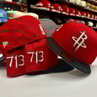 Image 1 of New Era 59Fifty Front Door Red 