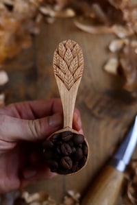 Image 4 of Falling Leaves- coffee Scoop 