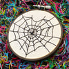 Spiderweb Heart 4" Hand Embroidery