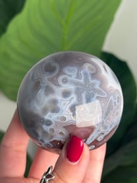 Image 3 of MOZAMBIQUE SWAZI AGATE SPHERE M