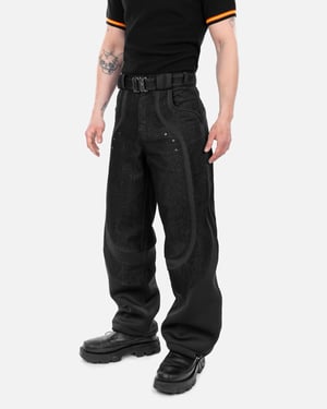Image of KRYSVINCZI - Werk Denim Pants Black