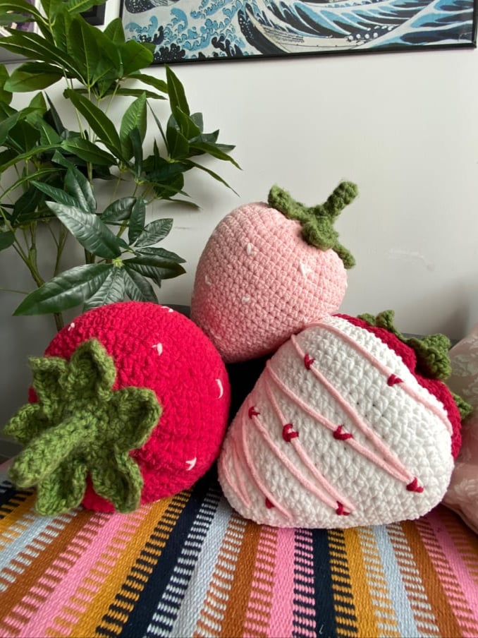 Image of Chonky Strawberry Pillows 🍓✨
