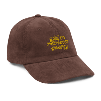 Image 4 of “Golden Retriever Energy” Vintage corduroy cap
