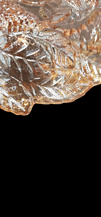 Image 6 of 2 Marigold/Amber Carnival Pieces- Imperial and Indiana 