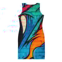 Image 2 of DRAGON TOOTH GRAFFITI Sublimation Cut & Sew Dress