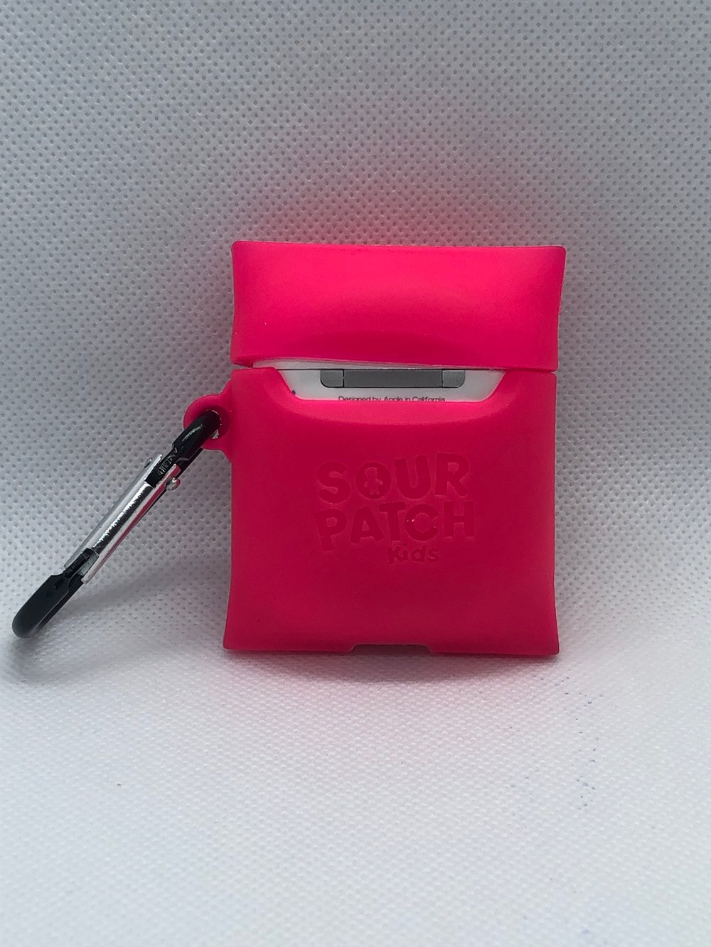 Pink Sour Patch AirPod Case