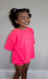 Image 1 of Electric Glow Oversized Tee