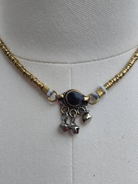 Image 3 of Festie Choker Stone bells- Black stone