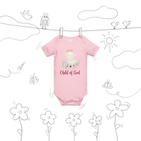 Image 1 of Baby girl short sleeve one piece (Child of God)