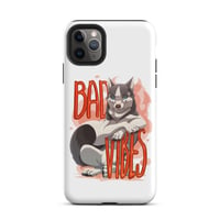 Image 3 of Tough iPhone case - Dog w/ Bad Vibes