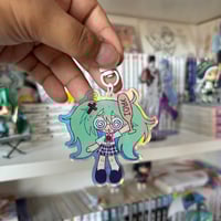 Image 3 of Fujoshi Miku holo keychain