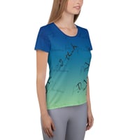 Image 1 of Darwin Thinks Fitted Athletic T-shirt