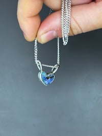 Image 1 of Opal heart Necklace 