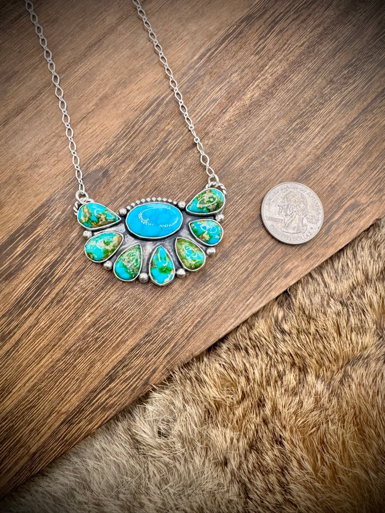 Image of Sonoran Gold half Cluster Necklace