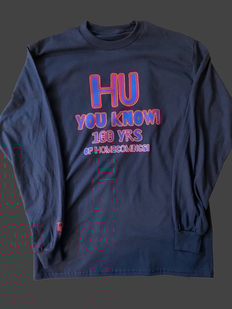 Image of HU Long Sleeve 100 Homecoming