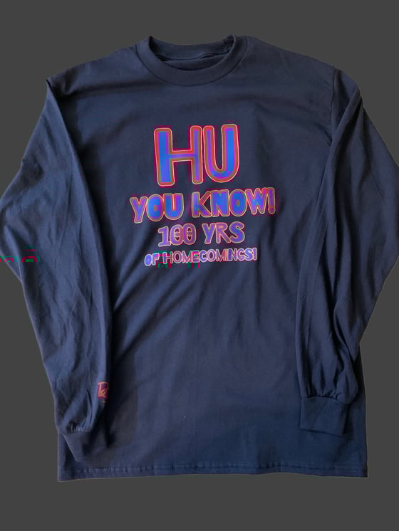 Image of HU Long Sleeve 100 Homecoming