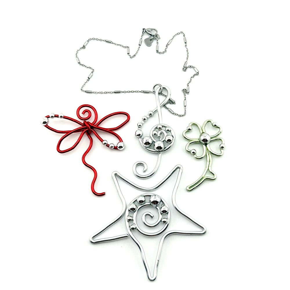 Image of Starswirl Wire Pendant