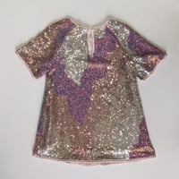 Image 2 of H&M Girls Short Sleeve Sequined Dress