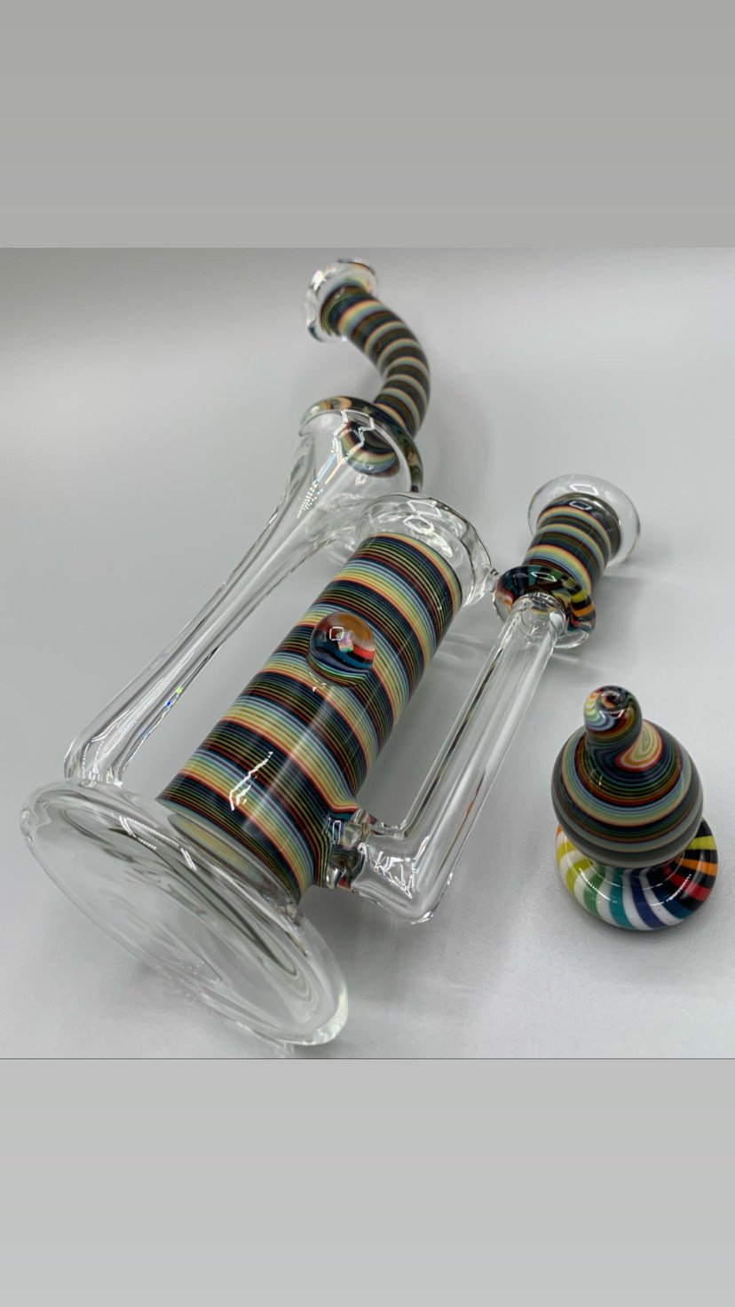 Black Rainbow Love Spiral Cycler