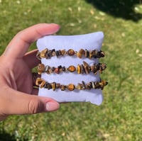 Tiger eye chip bracelets 
