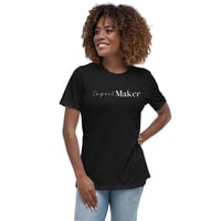 "Impact Maker" Women's Relaxed T-Shirt (Dark Tees)