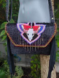Image 14 of Barca bag -black leopard