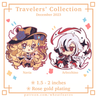 Image 3 of Genshin Impact Enamel Pins - Pin Club Extras