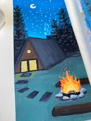 Cabin By The Woods Bookmark