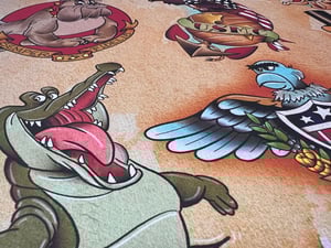 Image of Disney Inspired Traditional Tattoo Flash Sheet: D02 11x14