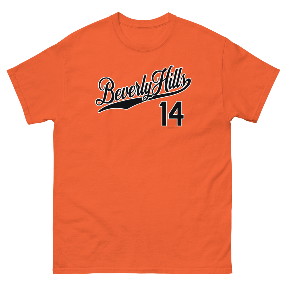 Image of Beverly Hills Baltimore T-Shirt 21214 Mens (Orange)