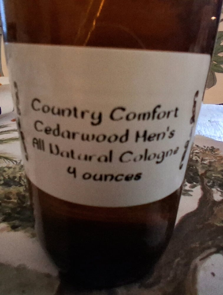 Image of Cedarwood All Natural Men's Cologne