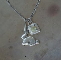 Image 1 of Silver Rabbit Pendant