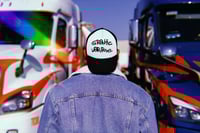 Image 1 of GRAPHIC WARDROBE LOGO TRUCKER HAT
