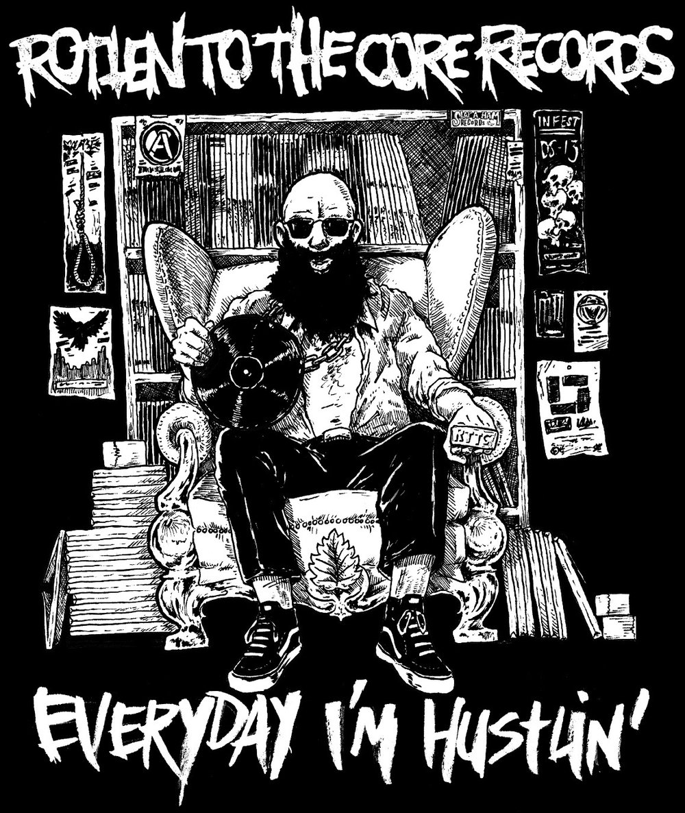 RTTCR - Everyday I'm Hustlin' Shirt + Sticker
