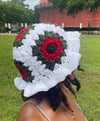 Red Flower Hat