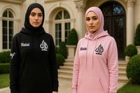 Image 1 of MF3 custom halal hoodie Women's Casual Oversized Fleece Design by Olivia 