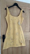 Handmade Sparkly Horse, Star, Sun & Moon Sparkly Maize Dress