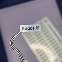 Image 2 of “Kudos” transparent planner sticker sheet