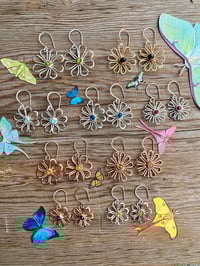 Image 6 of Sterling Ruby Bloom Earrings