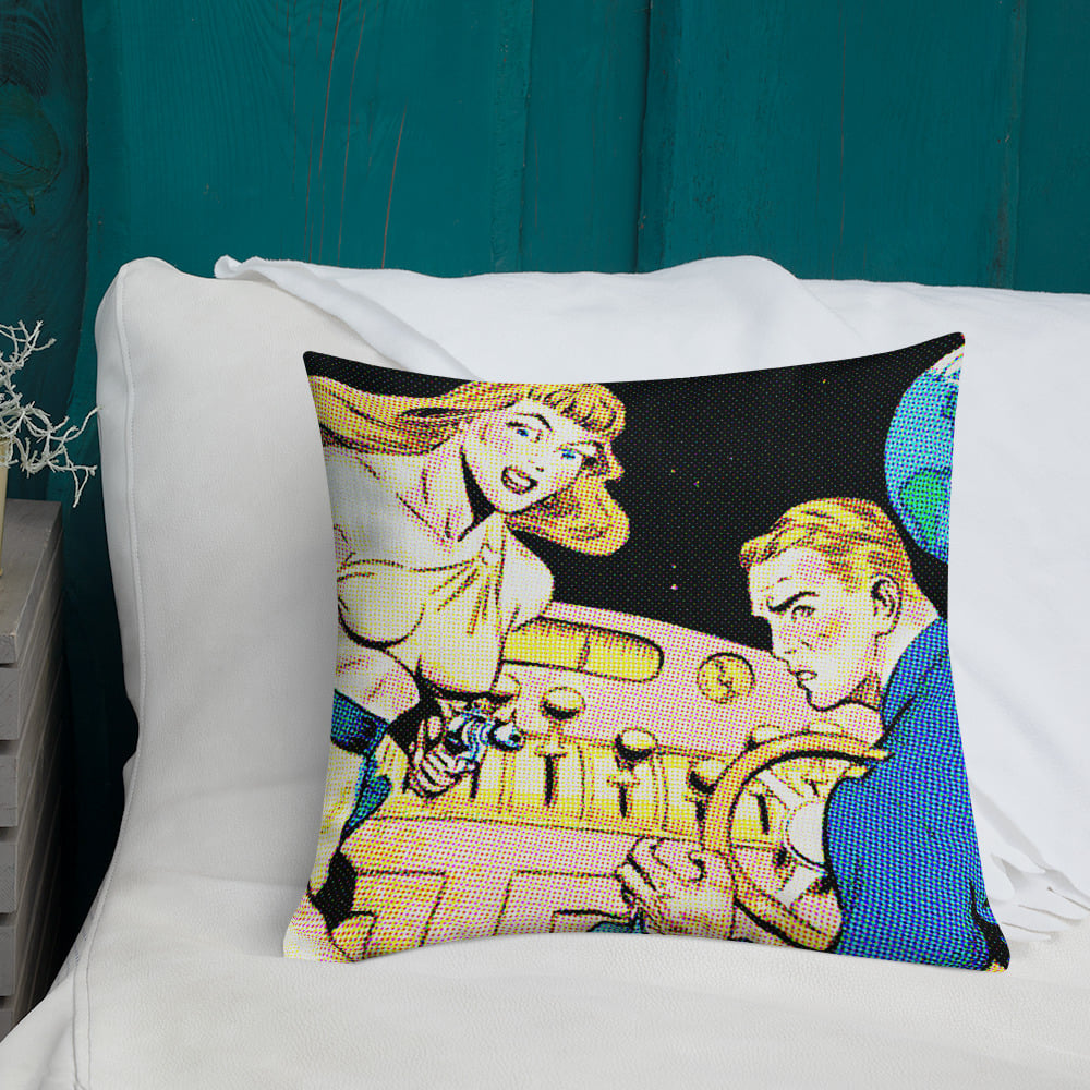 Amelia - ComicStrip Cushion / Pillow