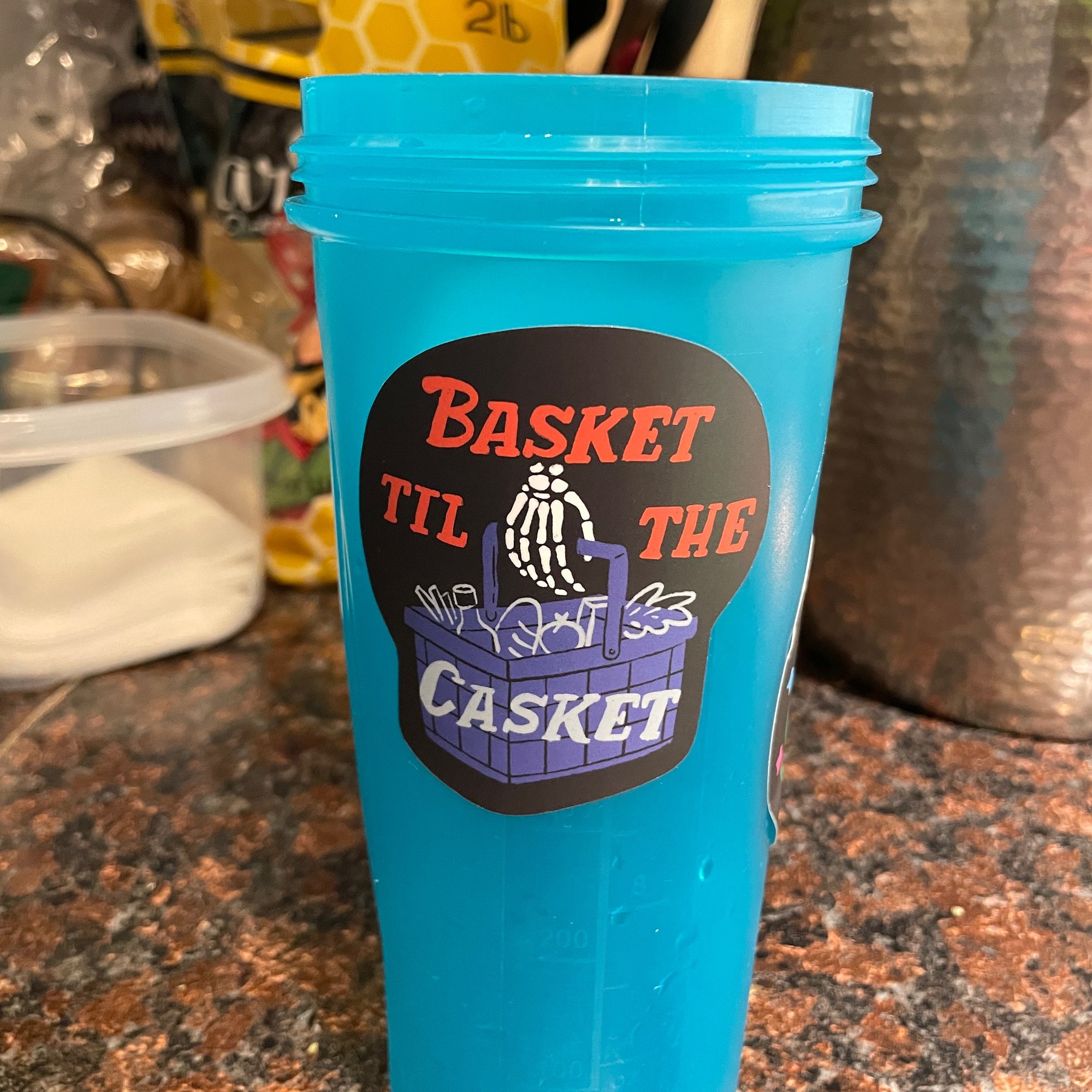 Basket Til The Casket sticker | Jesse Haley